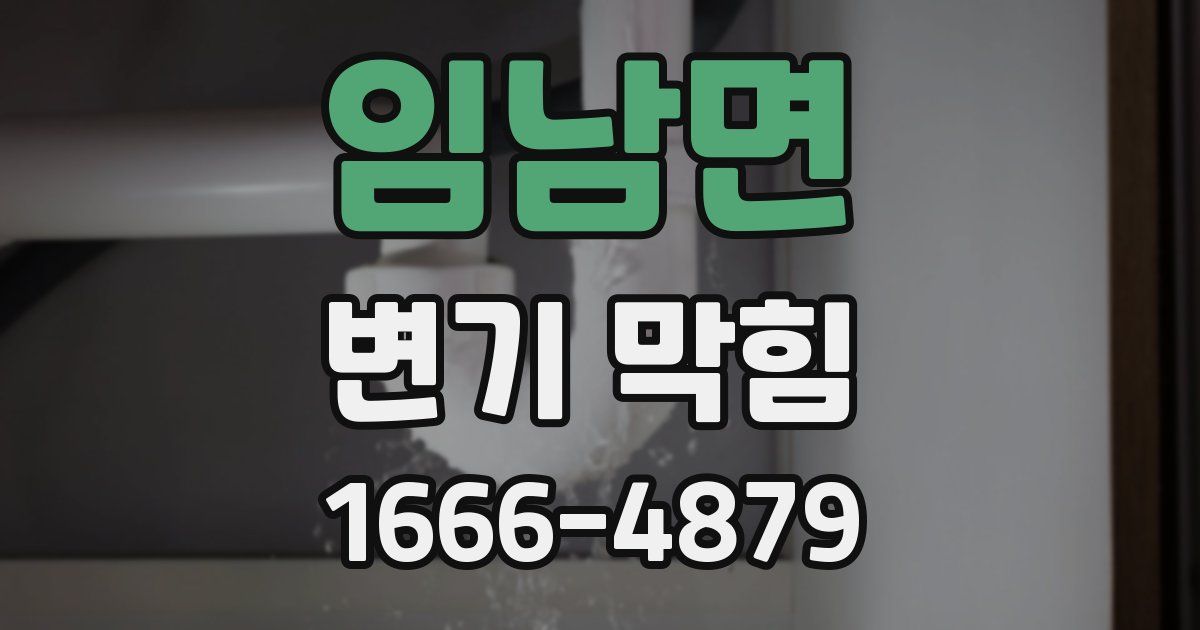 임남면 변기 막힘