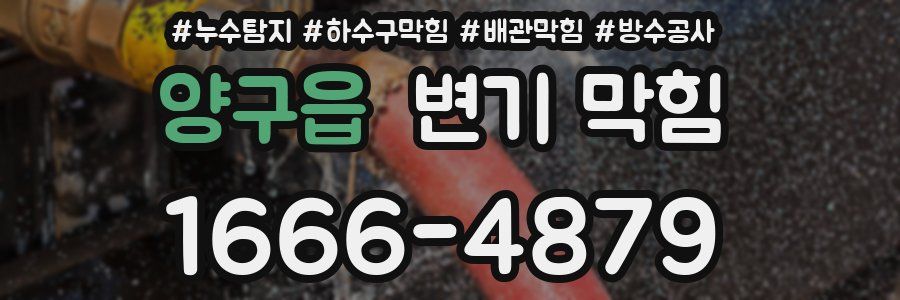 양구읍 변기 막힘