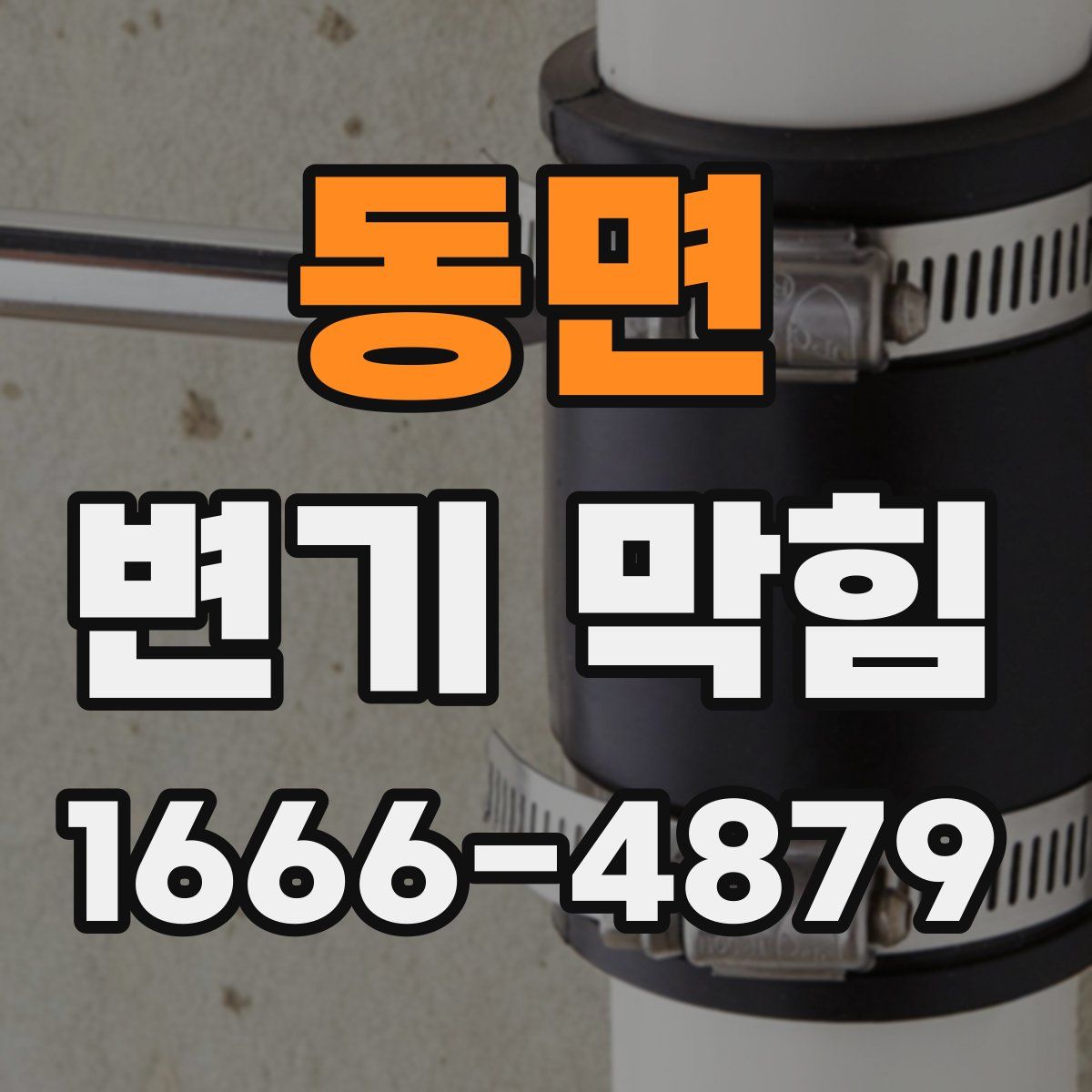 동면 변기 막힘