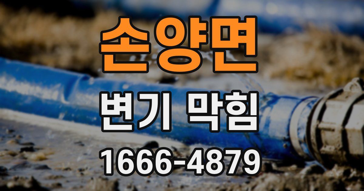 손양면 변기 막힘