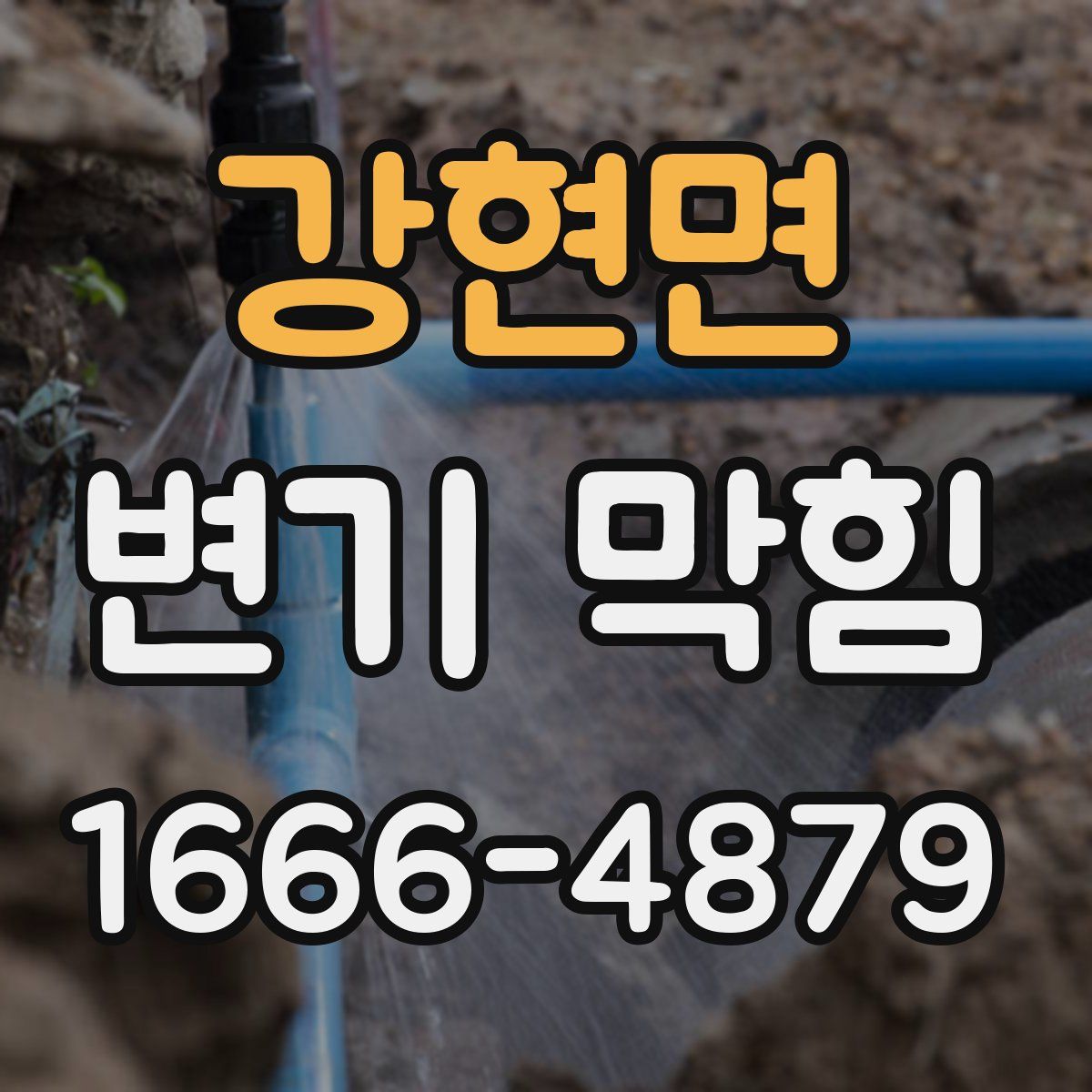 강현면 변기 막힘