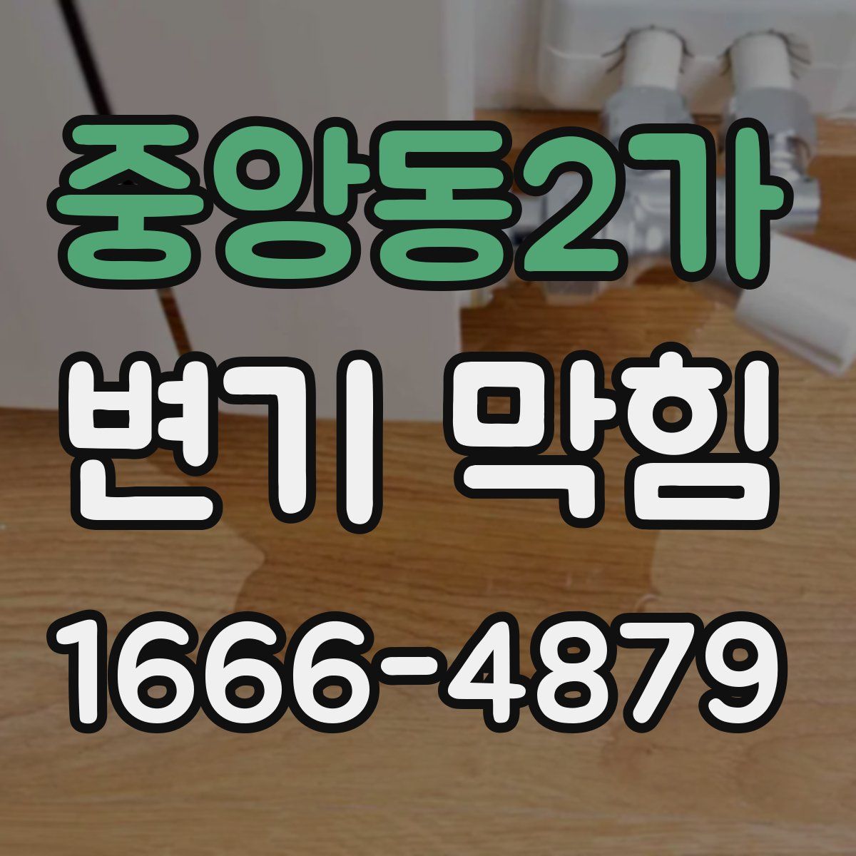 중앙동2가 변기 막힘