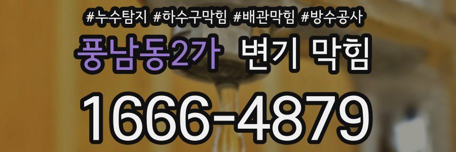 풍남동2가 변기 막힘
