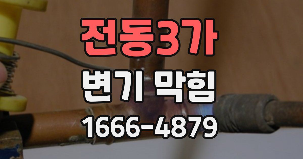 전동3가 변기 막힘
