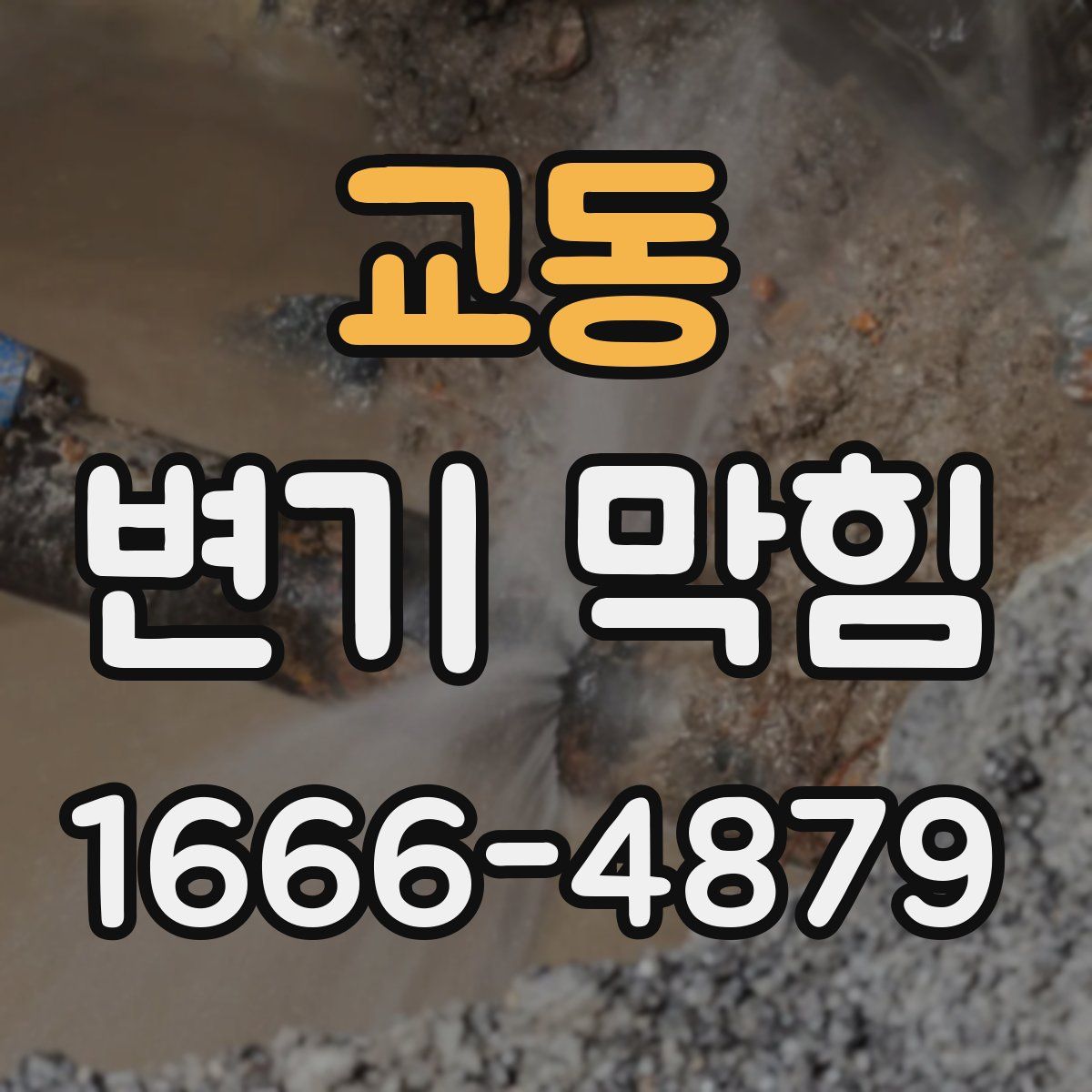 교동 변기 막힘