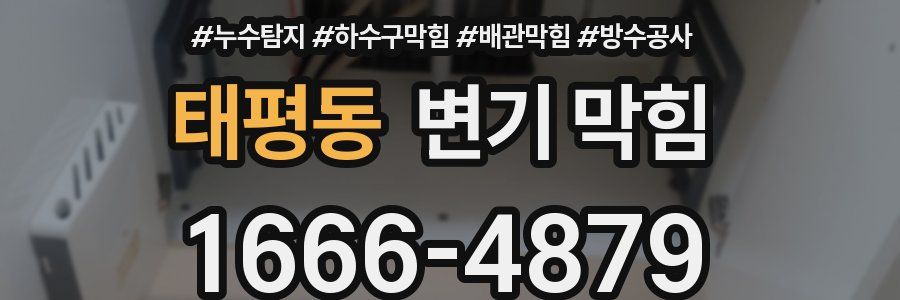 태평동 변기 막힘