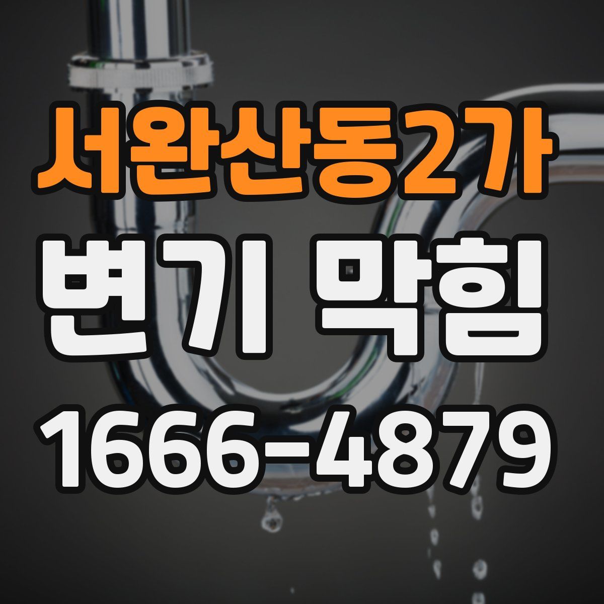 서완산동2가 변기 막힘