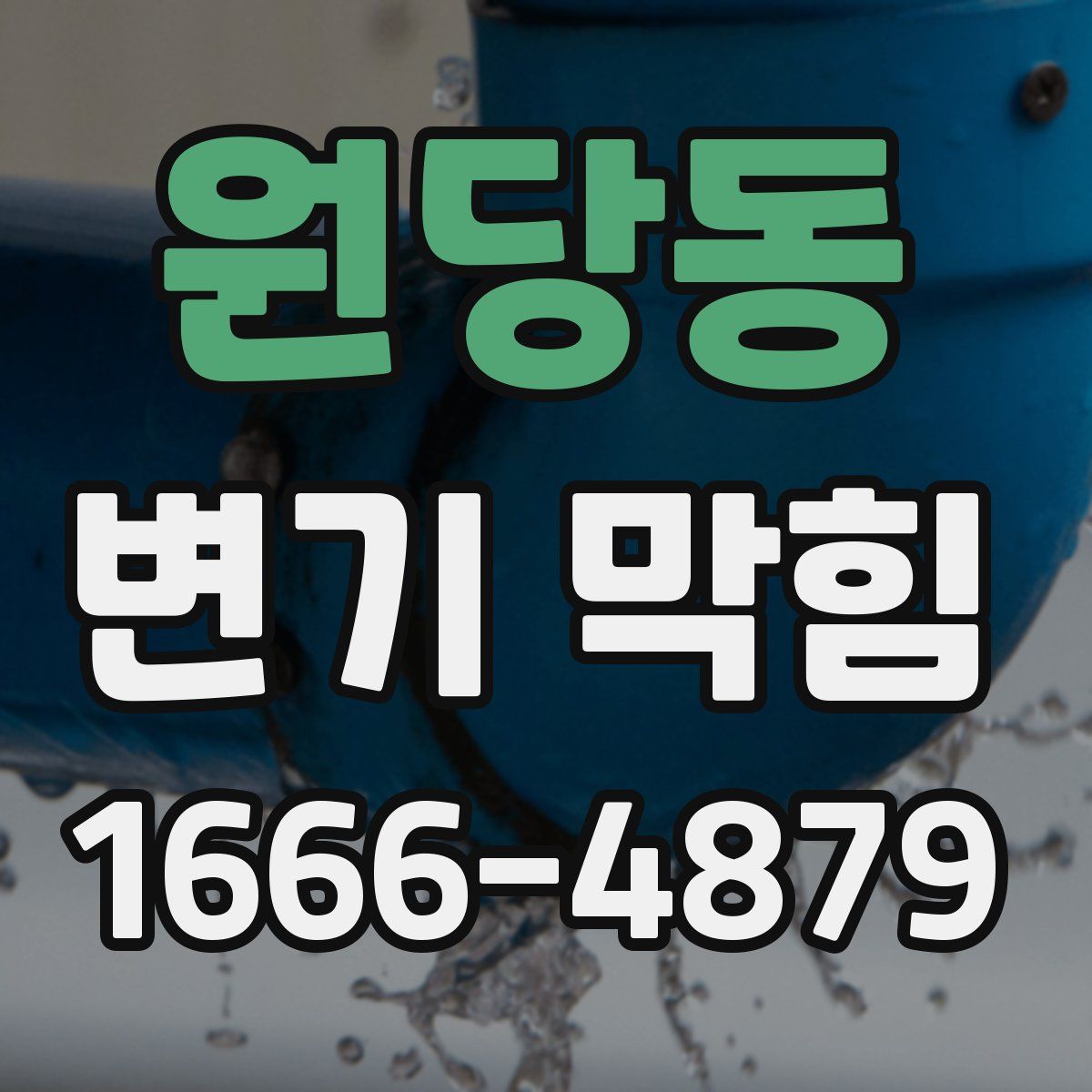 원당동 변기 막힘