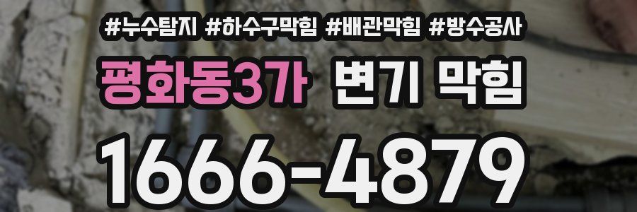 평화동3가 변기 막힘