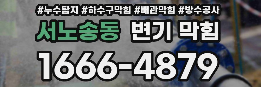 서노송동 변기 막힘