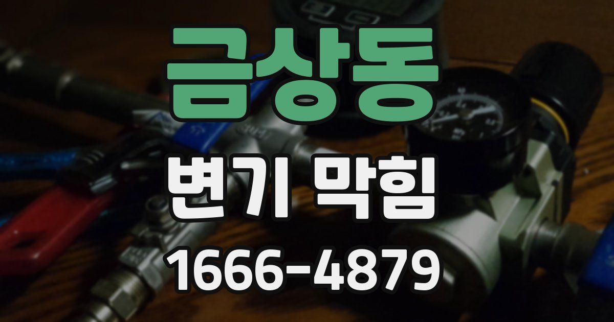 금상동 변기 막힘