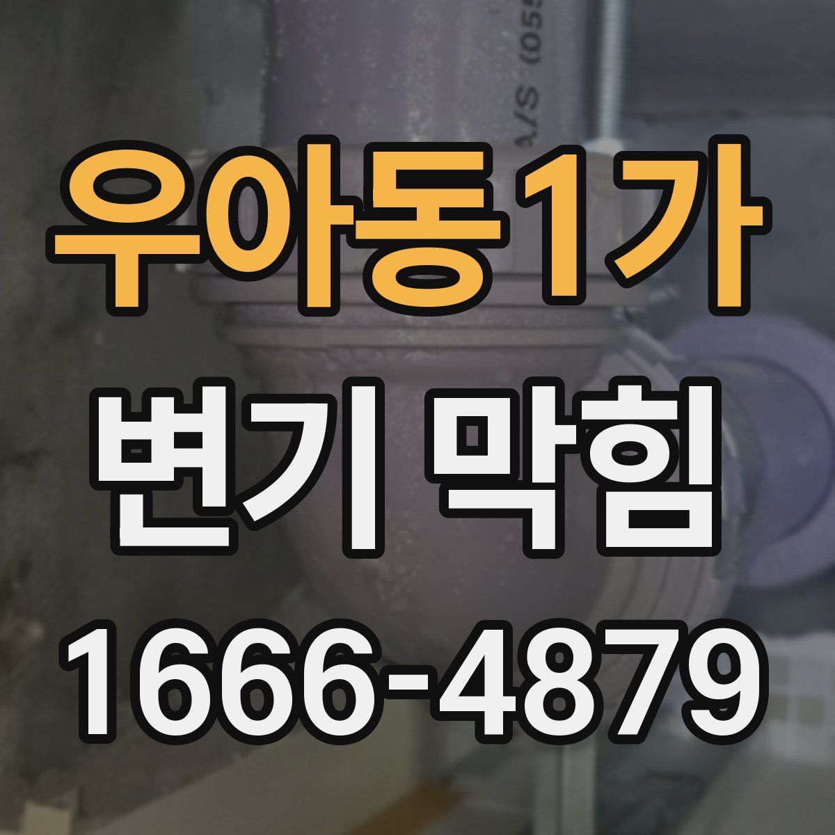 우아동1가 변기 막힘
