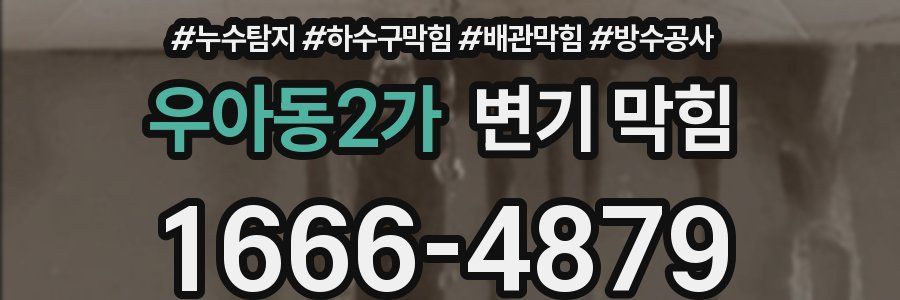 우아동2가 변기 막힘