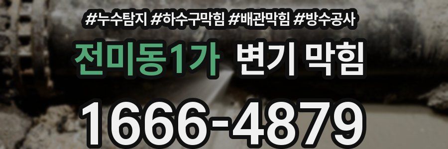 전미동1가 변기 막힘