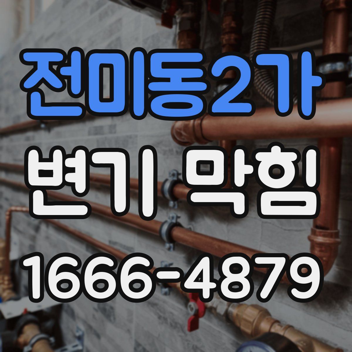 전미동2가 변기 막힘