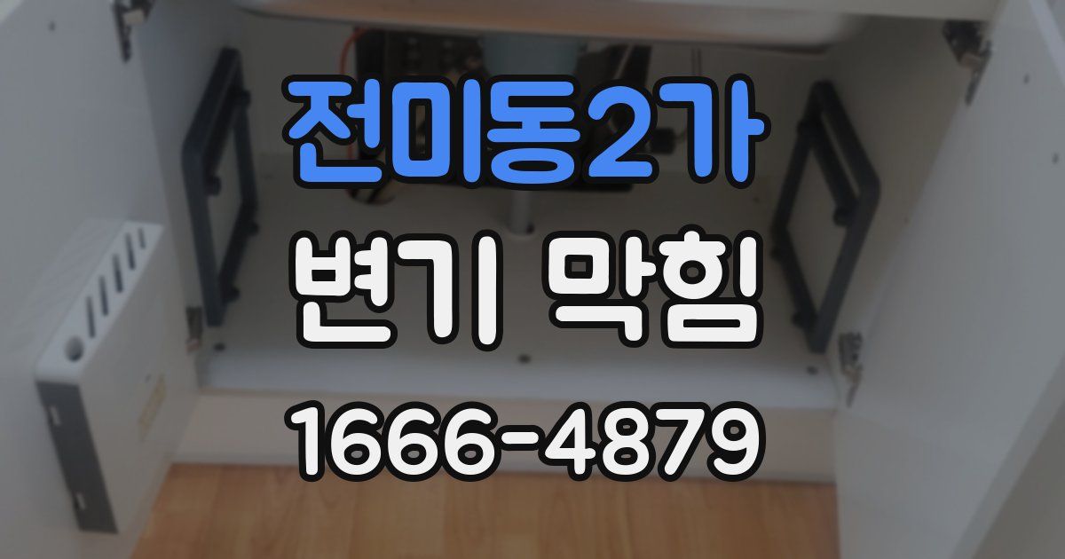 전미동2가 변기 막힘