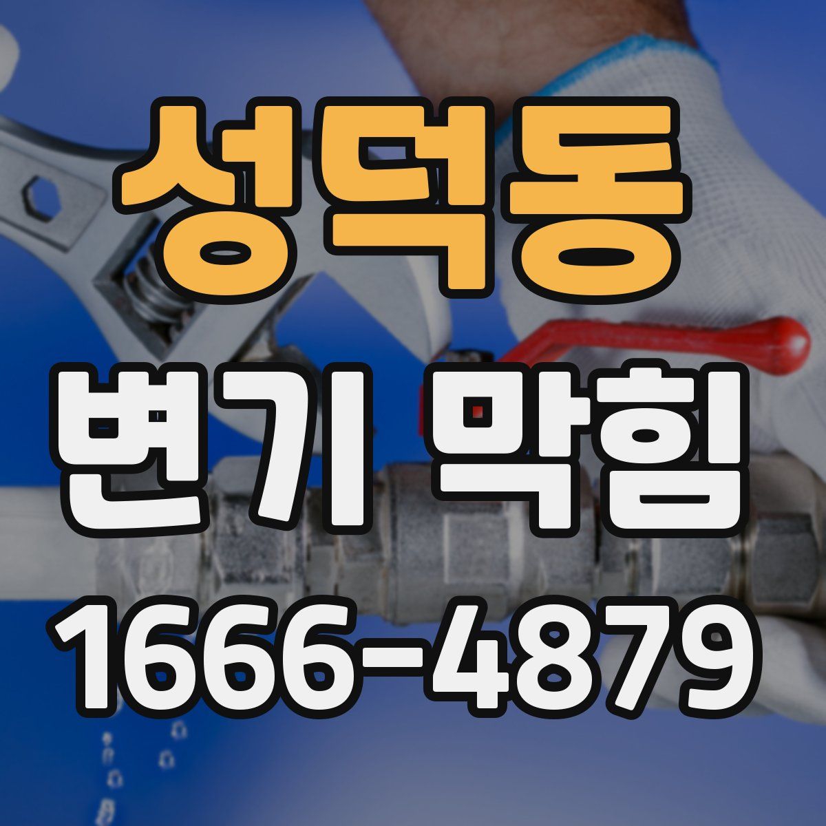 성덕동 변기 막힘