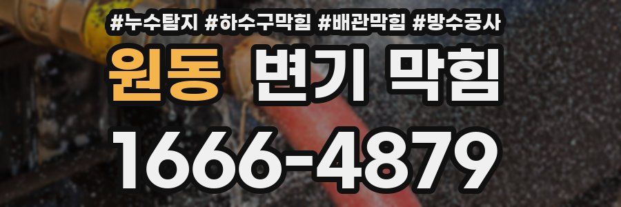 원동 변기 막힘