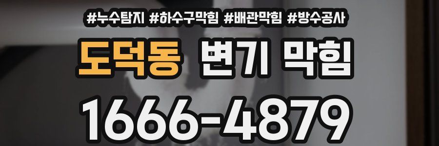 도덕동 변기 막힘
