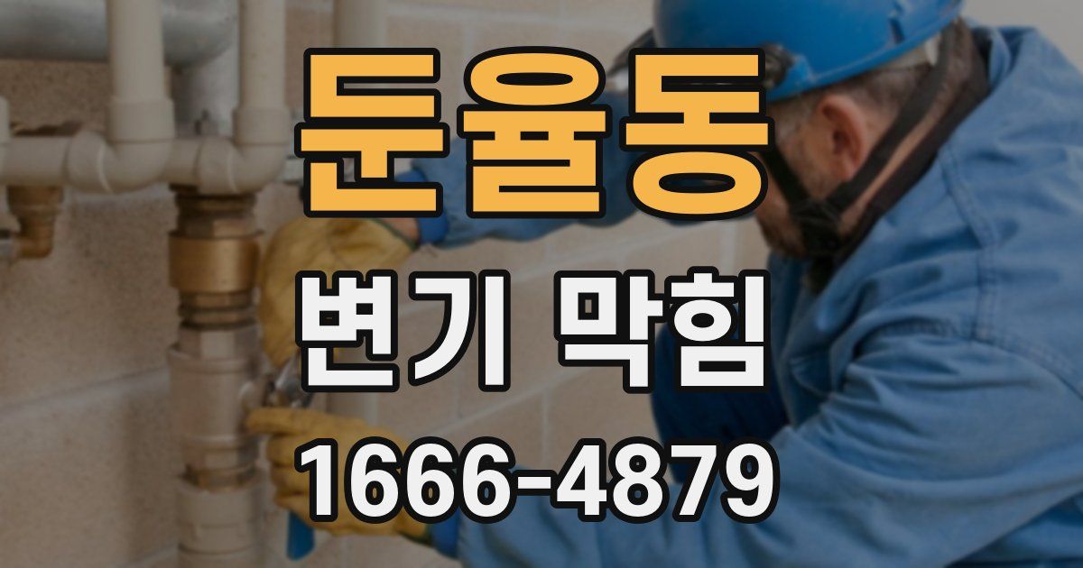 둔율동 변기 막힘