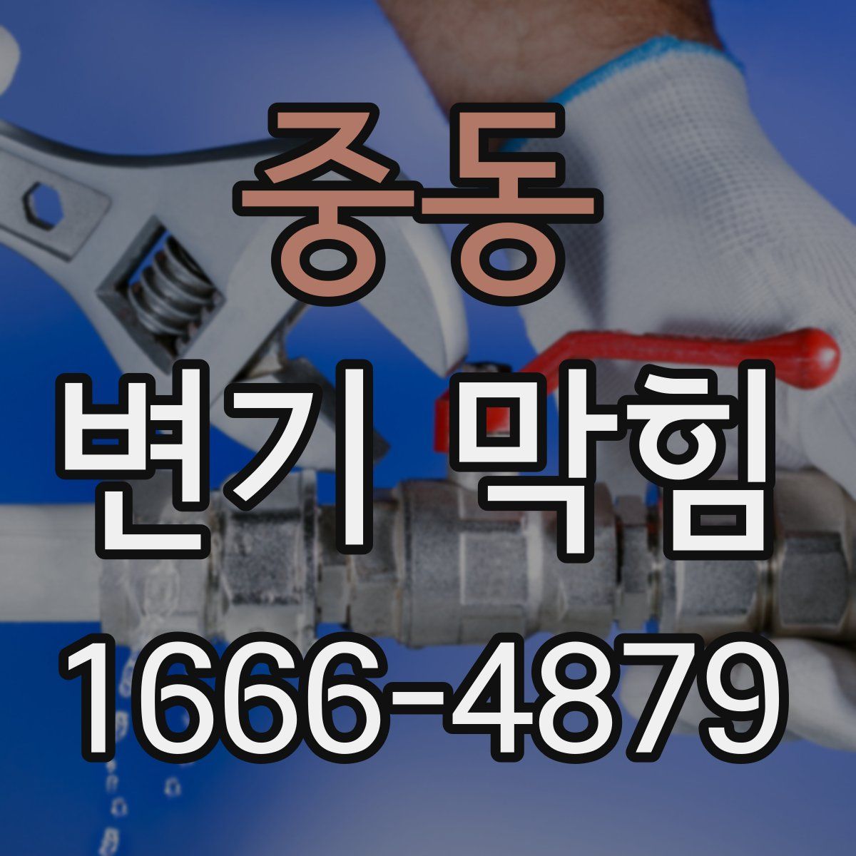 중동 변기 막힘