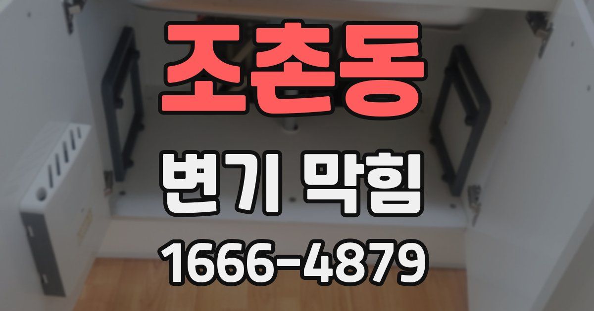 조촌동 변기 막힘