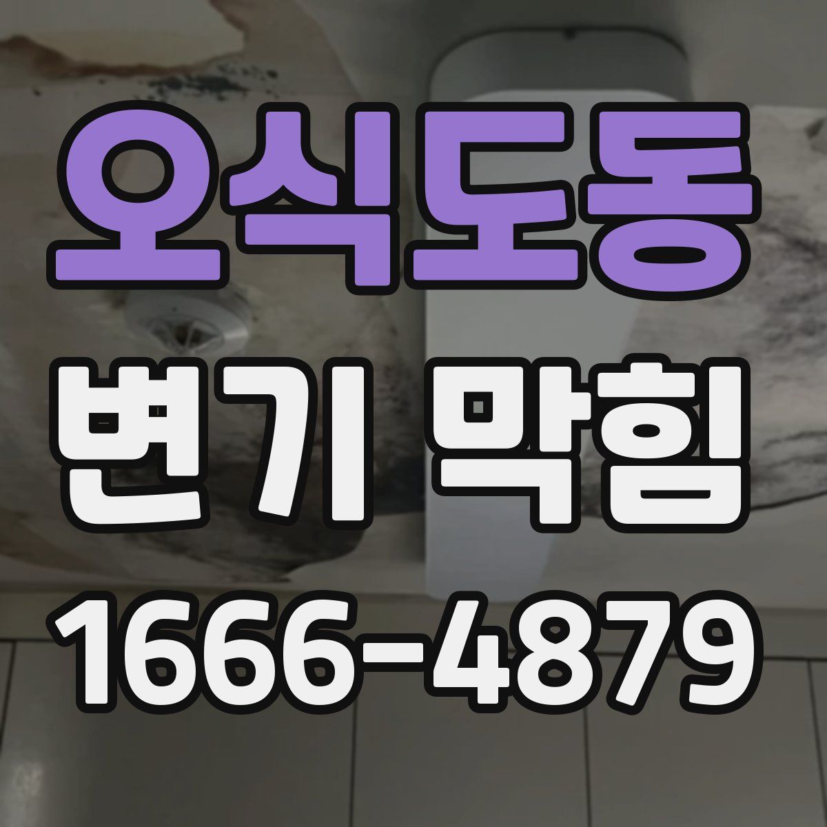 오식도동 변기 막힘
