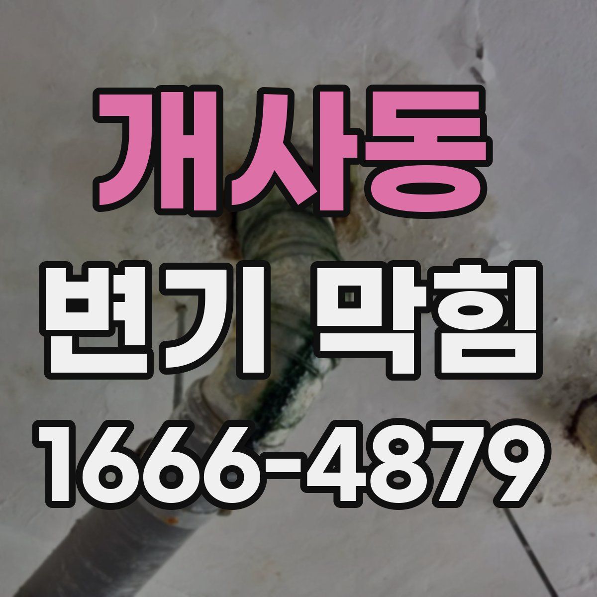 개사동 변기 막힘