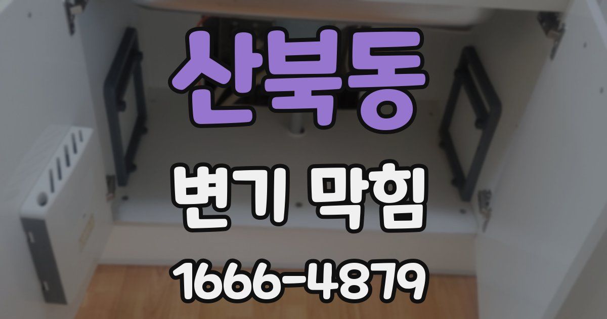 산북동 변기 막힘