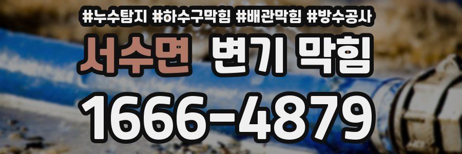 서수면 변기 막힘