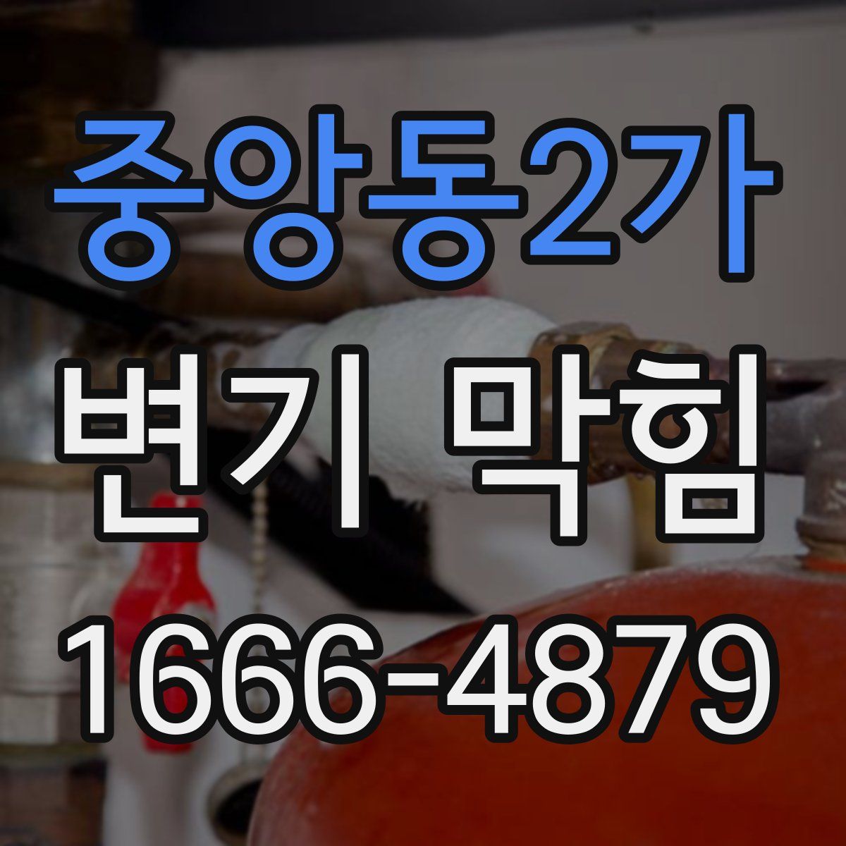 중앙동2가 변기 막힘
