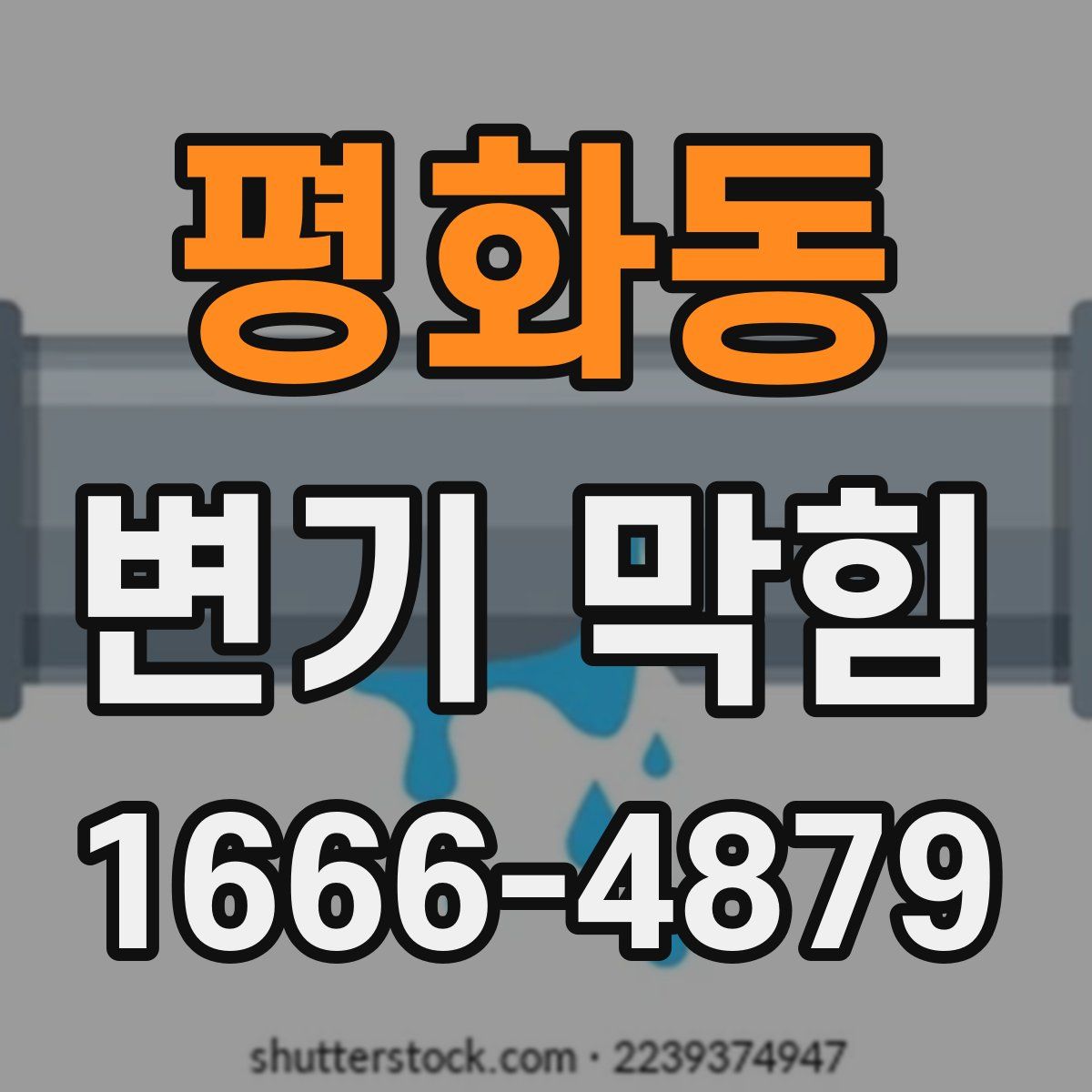 평화동 변기 막힘