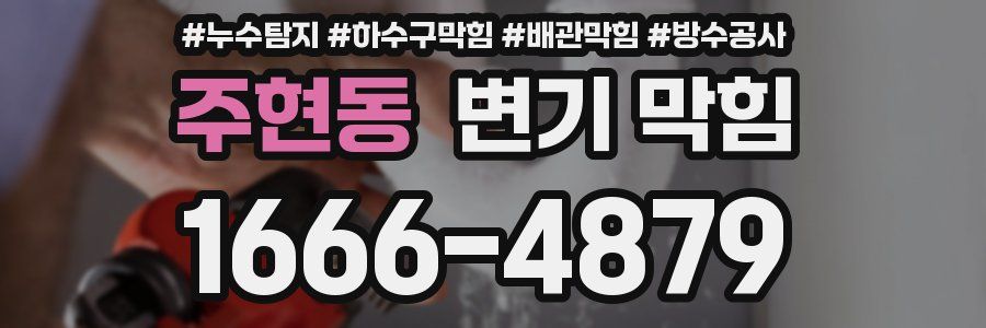 주현동 변기 막힘