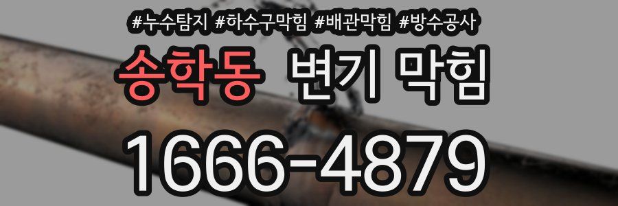 송학동 변기 막힘