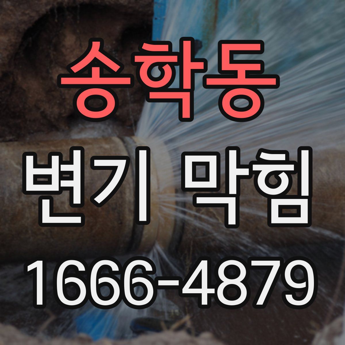 송학동 변기 막힘