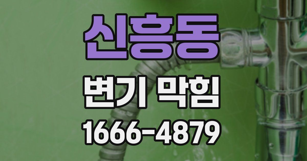 신흥동 변기 막힘