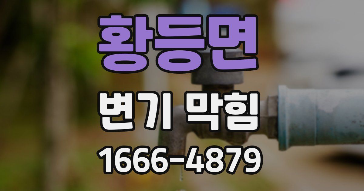 황등면 변기 막힘