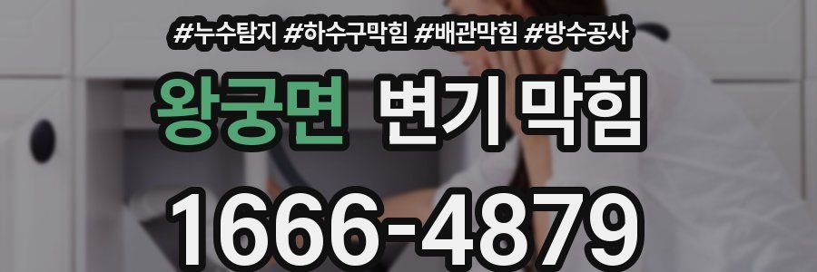 왕궁면 변기 막힘