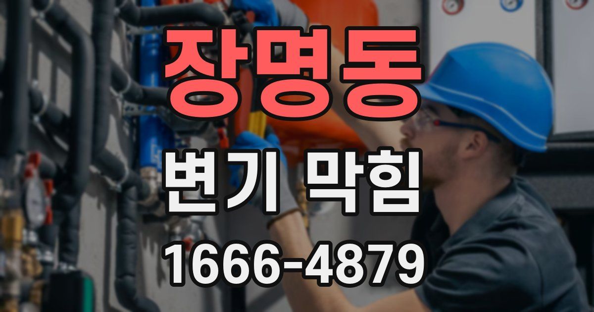 장명동 변기 막힘