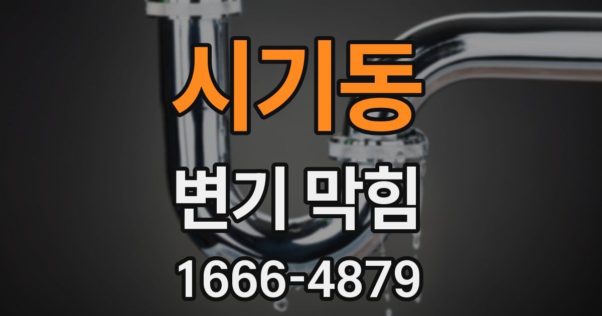 시기동 변기 막힘