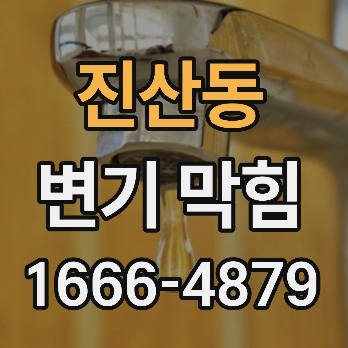 진산동 변기 막힘