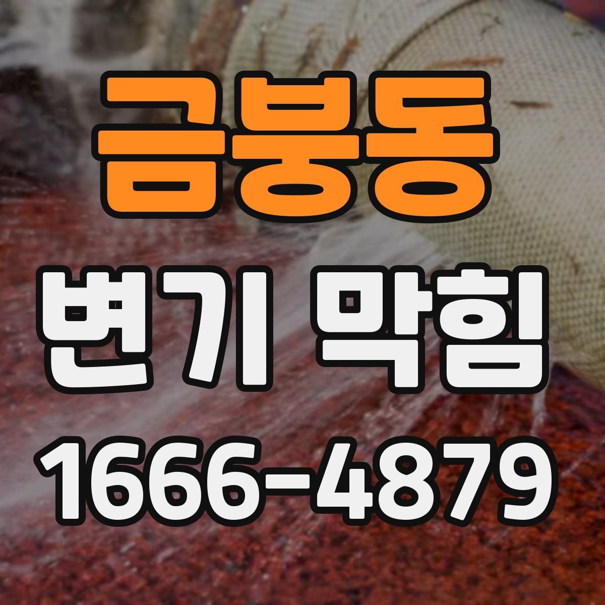금붕동 변기 막힘