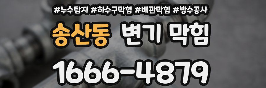 송산동 변기 막힘