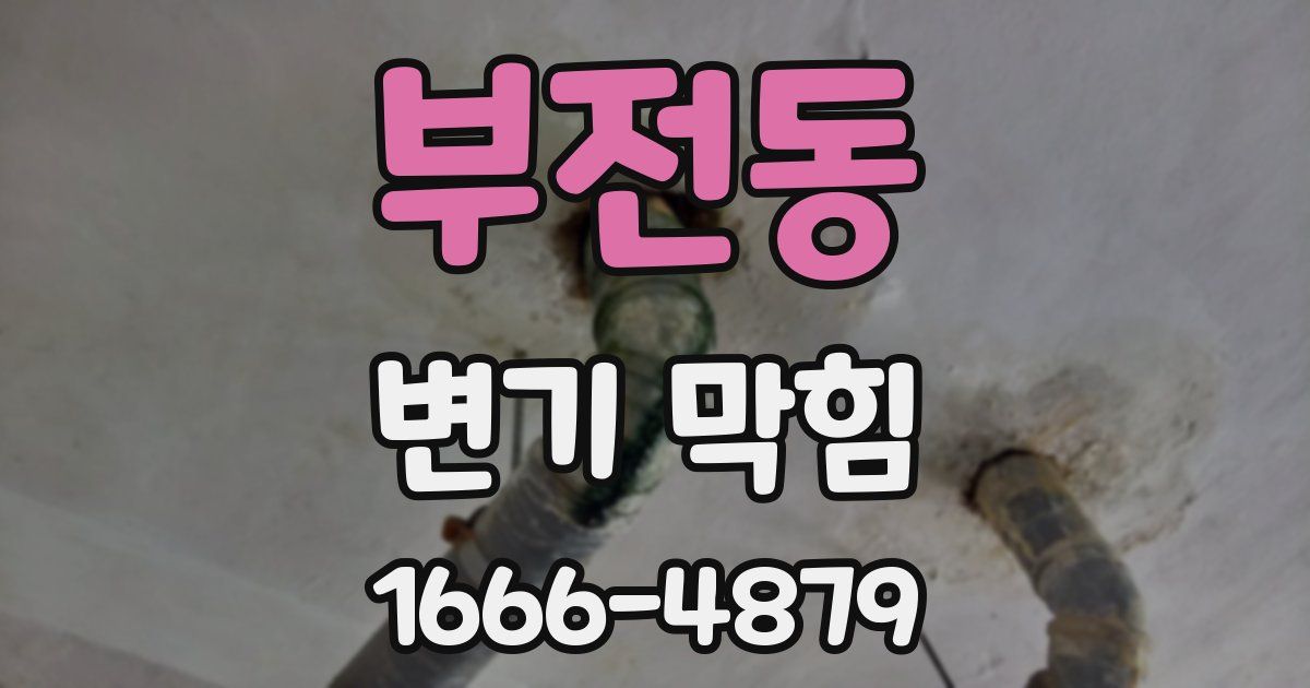 부전동 변기 막힘