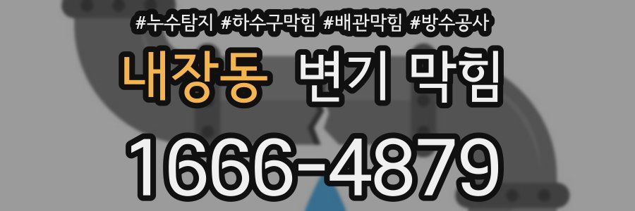 내장동 변기 막힘