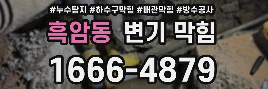 흑암동 변기 막힘