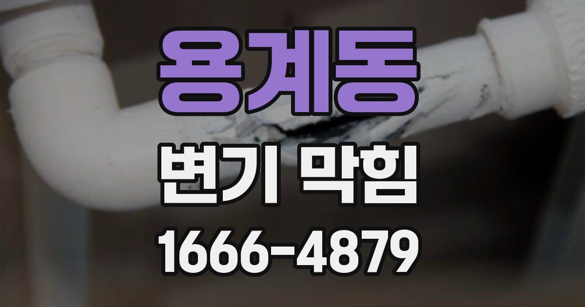 용계동 변기 막힘