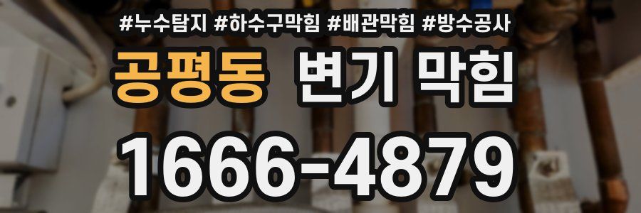 공평동 변기 막힘