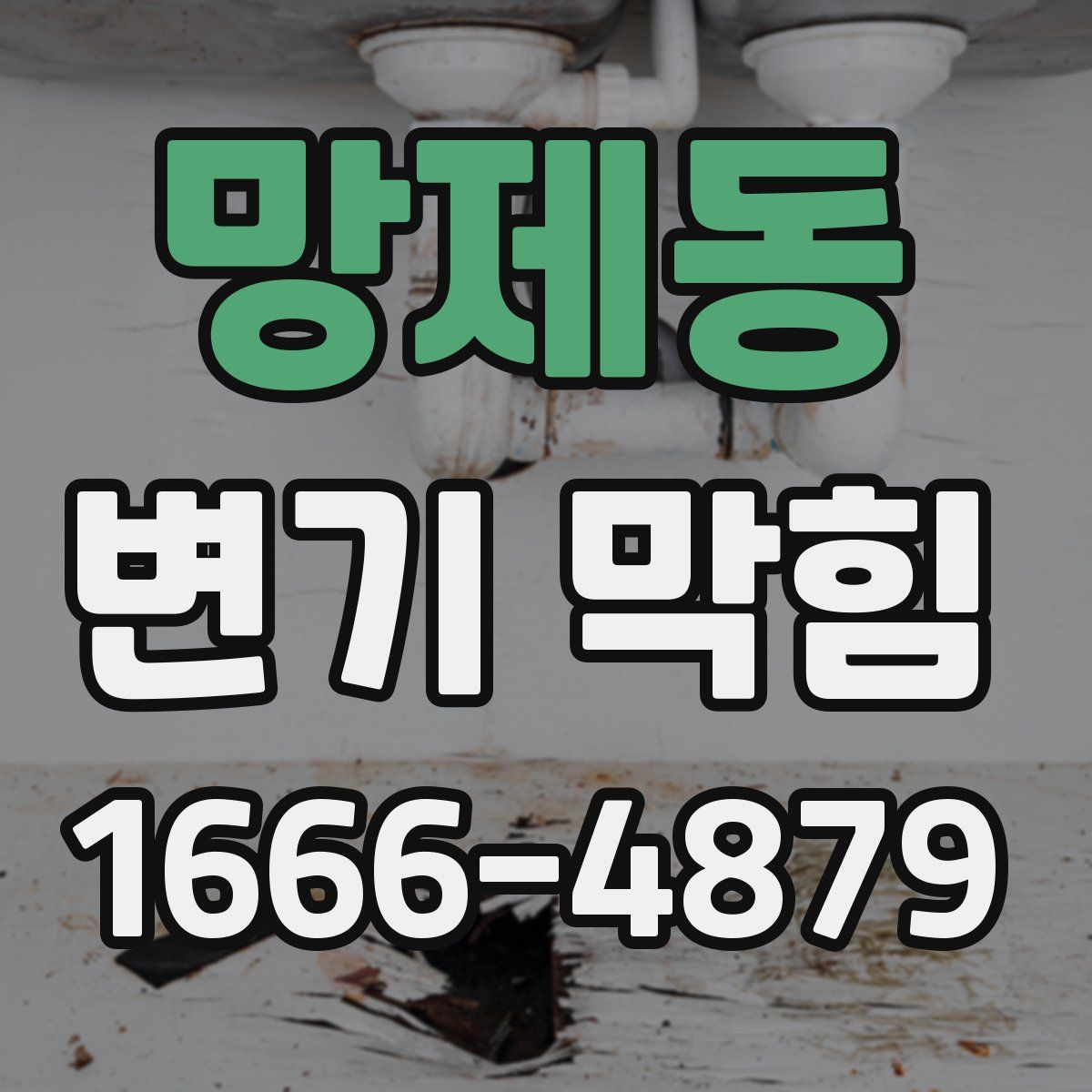 망제동 변기 막힘