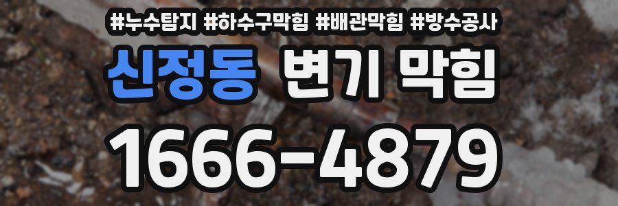 신정동 변기 막힘